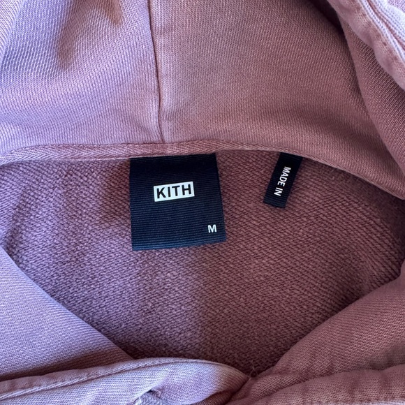 Kith Men's Dusty Rose Hoodie - Picture 6 of 7